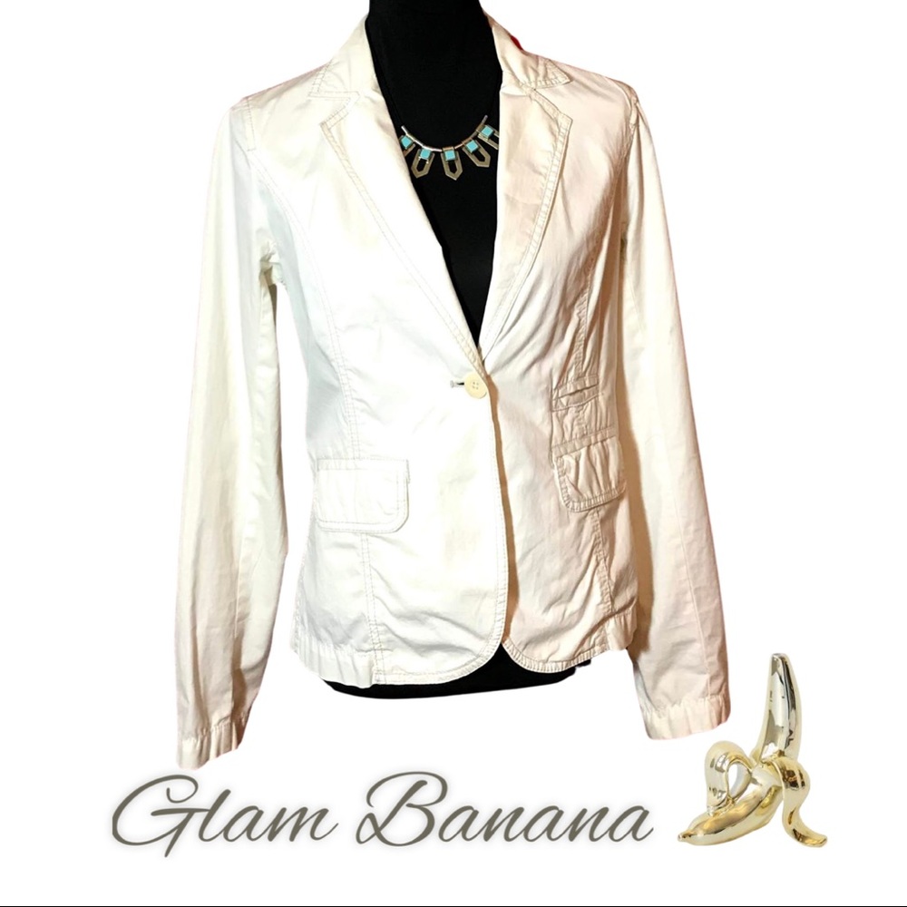 J Crew Classic Twill spring and summer Chino unstructured blazer